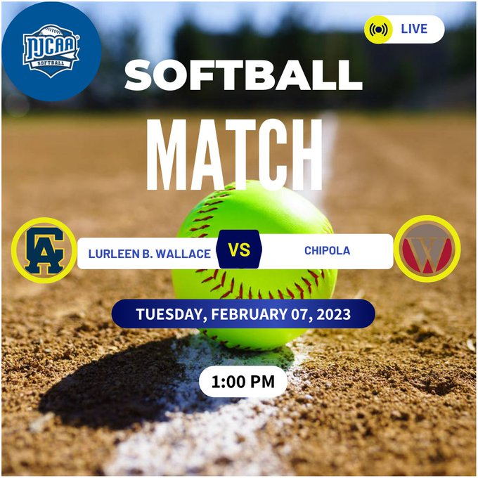 Central Alabama 🆚 Wallace-Dothan | NJCAA Softball
⏰ 1:00 PM
📆 Tuesday, February 07, 2023
Live Game: bit.ly/40uGoYh
@ladygovsoftball <a href="/dothaneagle/">Dothan Eagle</a> @emilytrammell22 <a href="/Ryan_Ihle13/">Ryan Ihle</a> @wallaceccAD <a href="/FreemanJalei/">jalei freeman</a> <a href="/theresa41120870/">Theresa Jenkins</a> <a href="/AshliWilkins6/">Ashli Wilkins</a> <a href="/_babyhann/">hannah menard🤪</a>