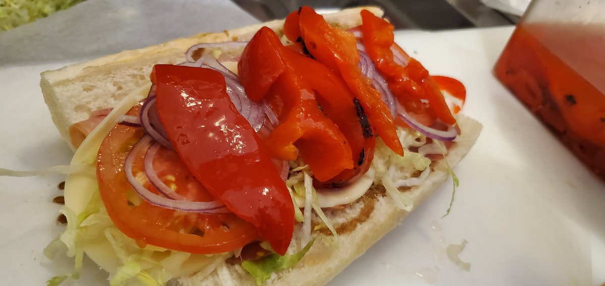rosiessidekick's tweet photo. Check out our Triple P #sandwich - Prosciutto, Roasted Red Peppers, Provolone, Italian Dressing, Lettuce, Tomato &amp; Red Onion! #RosiesSidekick 2610 N California Ave #Chicago 773-697-3000 #logansquarechicago #chicagofoodspots #logansquarerestaurants #chicagofoodguide #foodpics https://t.co/rAKpOzRO9g
