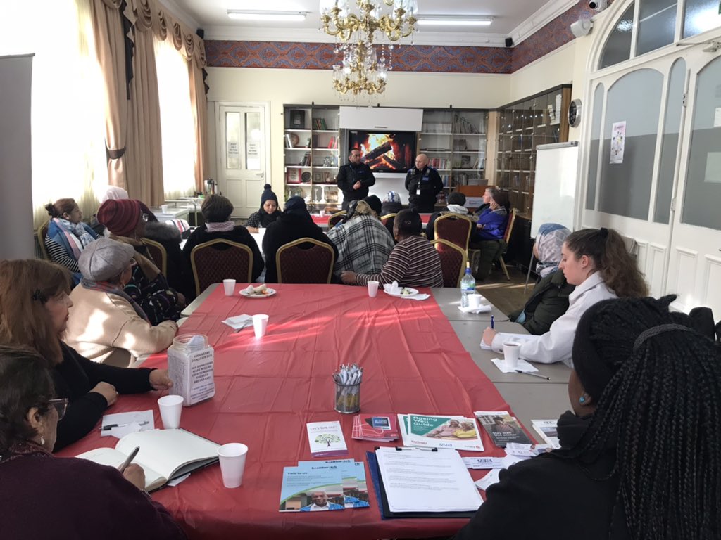 RumiMosque's tweet photo. Sharing responsibilities with police is the best way to maintain the #security & #safety in the #community Thanks to PC Korom and PC Jason for joining us at #RumiCommunityBreakfast
It was also #BloodPressure check day by @HealthwatchEnf grateful to Rosalyn, Sarah and Rihanna. https://t.co/LvfbUIKHVz