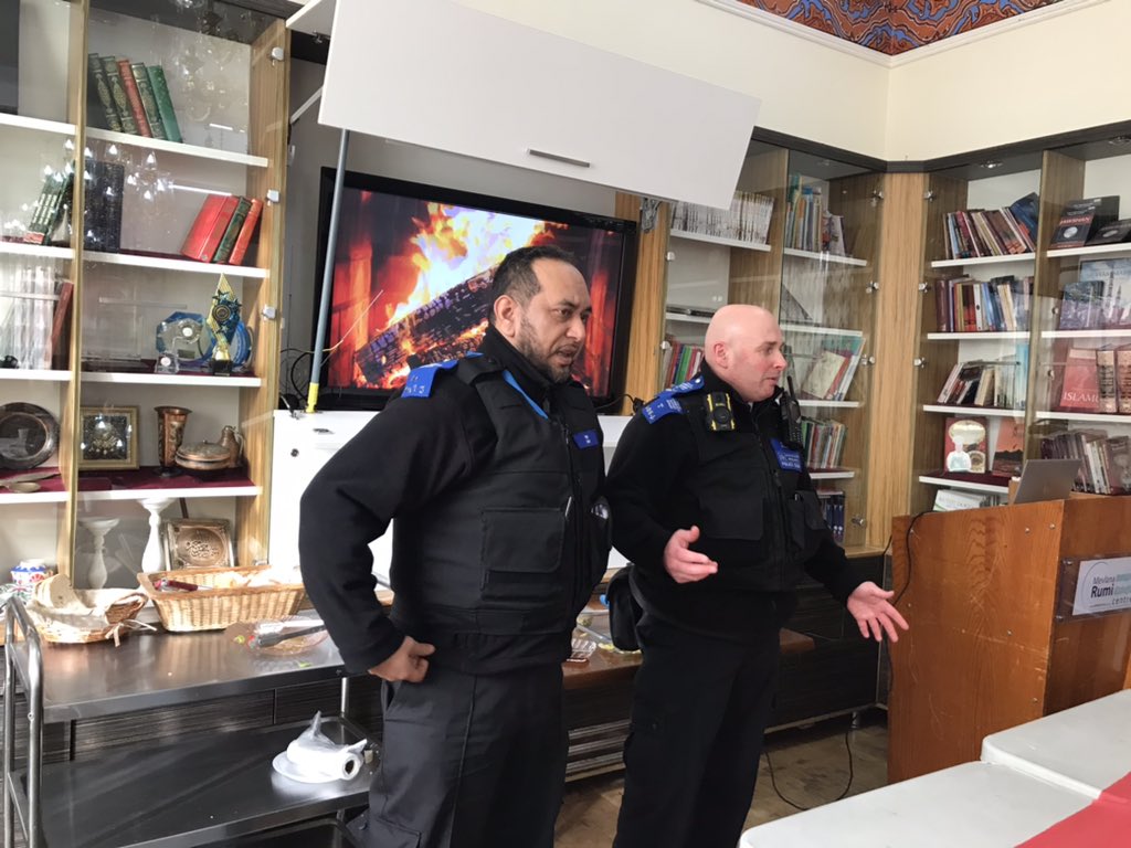RumiMosque's tweet photo. Sharing responsibilities with police is the best way to maintain the #security & #safety in the #community Thanks to PC Korom and PC Jason for joining us at #RumiCommunityBreakfast
It was also #BloodPressure check day by @HealthwatchEnf grateful to Rosalyn, Sarah and Rihanna. https://t.co/LvfbUIKHVz