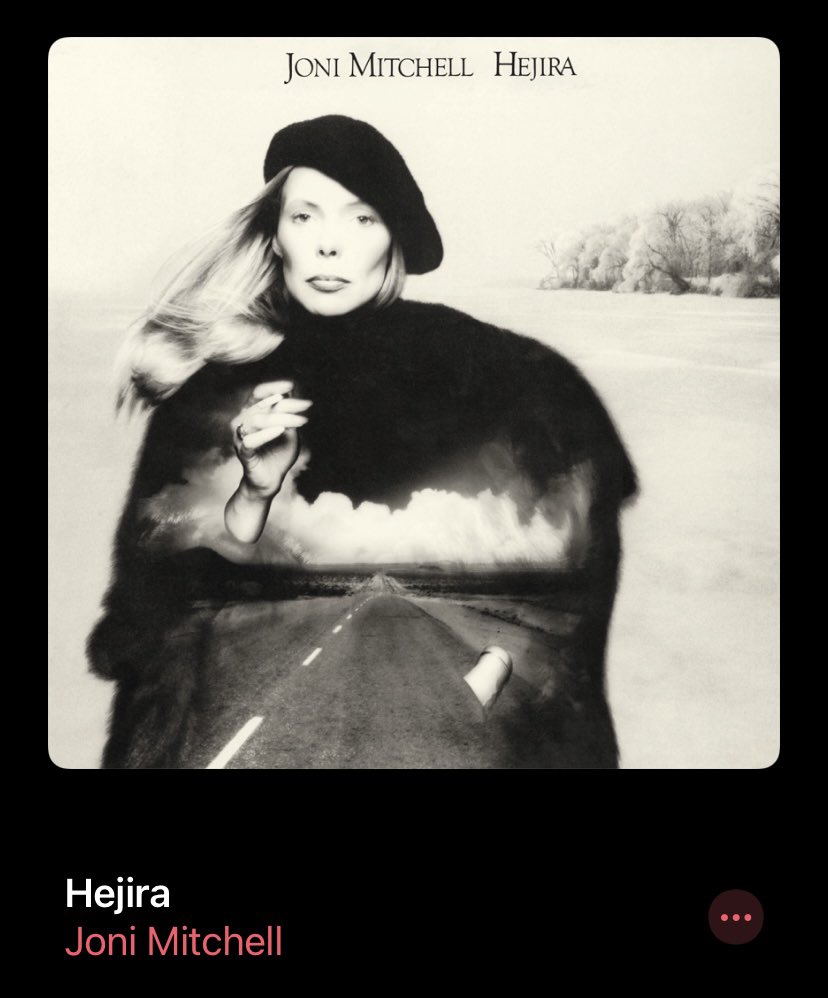 Juggling_Words's tweet image. There’s comfort in melancholy… 🎶

#JoniMitchell #Hejira #CurrentJam