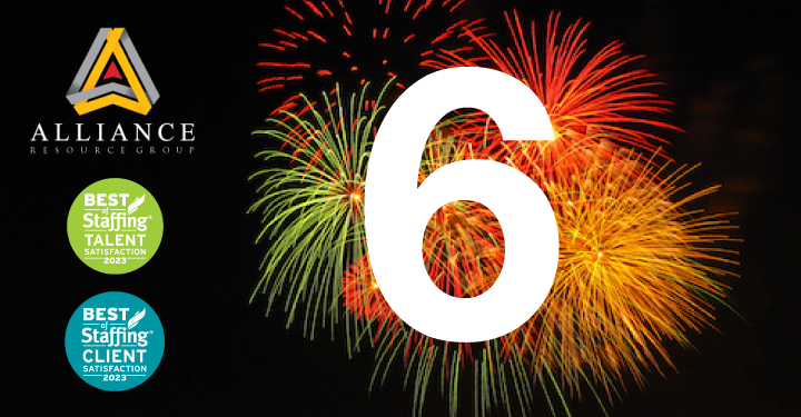 ARGnetwork's tweet photo. Cue the fireworks: ARG has been named Best in Staffing Satisfaction for both clients and jobseekers for the sixth consecutive year. The award is based entirely on rankings provided by candidates and clients who worked with ARG last year. Bravo! #SoCalFinance #SoCalAccounting https://t.co/gExtrek8We