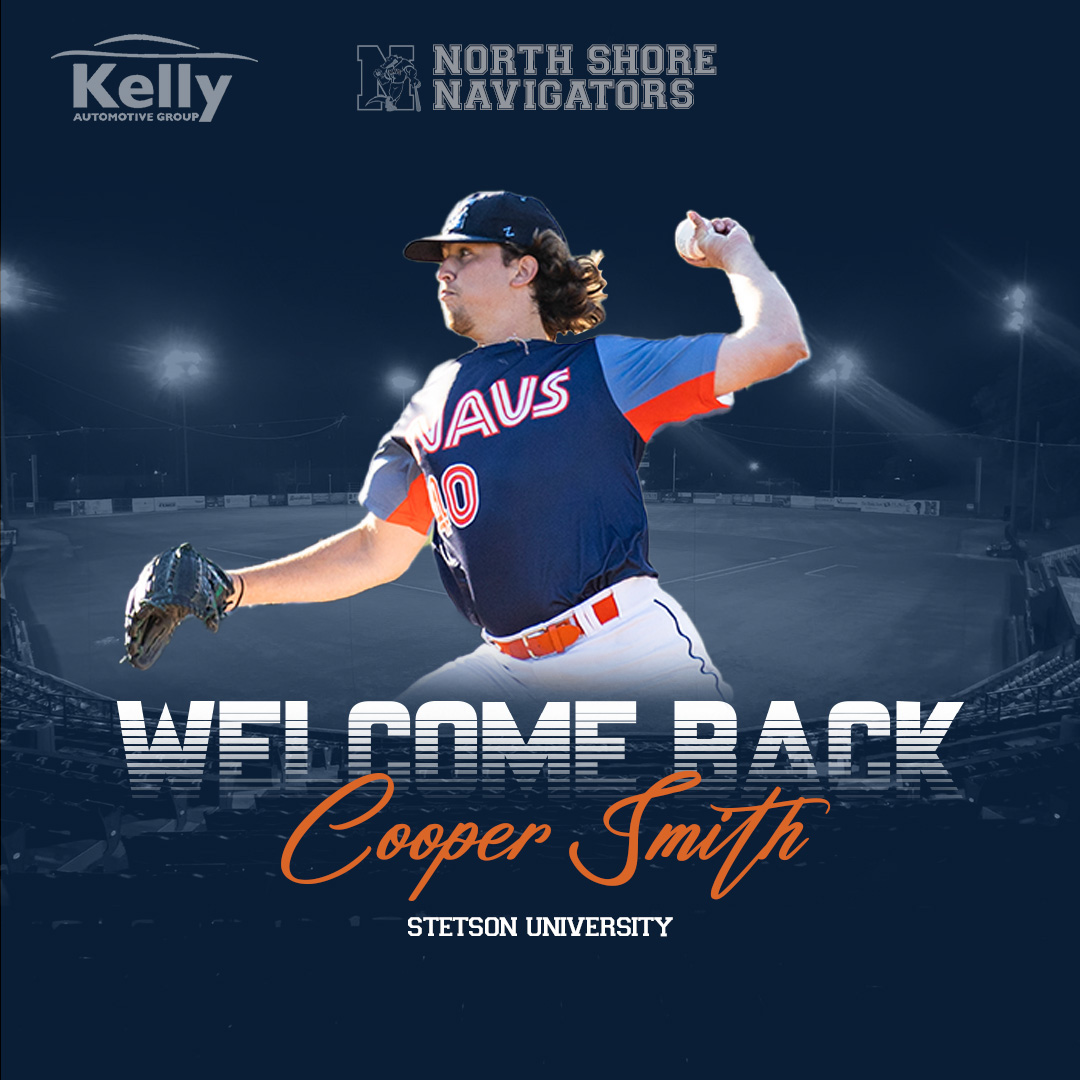 🤝 𝗠𝗘𝗘𝗧 𝗧𝗛𝗘 '𝟮𝟯 𝗡𝗔𝗩𝗦 ⚾️

Our player intros continue with one of two returning lefties, Cooper Smith, who made a huge impact during his first summer in #NavsNation.

After throwing 40.1 innings in 2022, he's coming back for more!