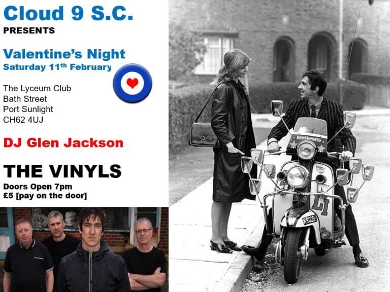 This'll be a good'un on Saturday night! The drummer's ace (but then, we're a little bit biased 😉).
#vespa #vespacooter #vespaclub #scooterclub #classicscooter #thevinyls #birkenheadcloud9sc #cloud9scooterclub #wirral