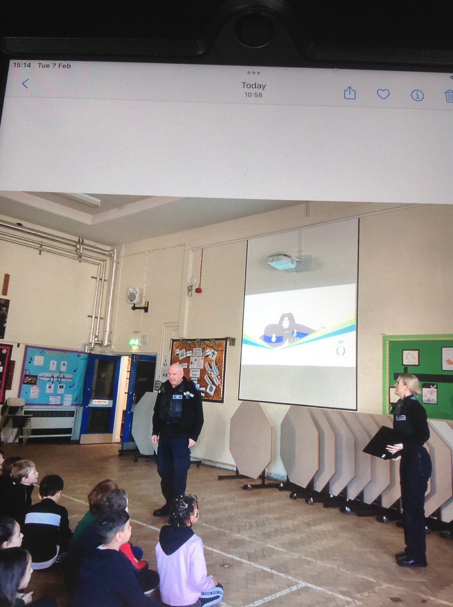 lawnprimary's tweet photo. Safer Internet Day 2023 .... Thank you to our PCSO's , helping us stay safe online ! https://t.co/l3ODe0Fauq