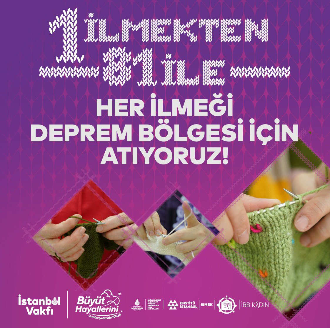 Dilek Kaya İmamoğlu (@dk_imamoglu) on Twitter photo 2023-02-07 15:16:30 #1İlmekten81İle projemiz kapsamında ördüğümüz atkı ve bereleri deprem bölgelerinde çocuklara ulaştıracağız. Çocuklar ve yetişkinler için öreceğiniz yeni ürünleri de bizlere iletebilirsiniz. @ibbvakfi ile en kısa zamanda vatandaşlarımıza destek olacağız. @ibbvakfi: 0212 312 64 90 #1İlmekten81İle projemiz kapsamında ördüğümüz atkı ve bereleri deprem bölgelerinde çocuklara ulaştıracağız. Çocuklar ve yetişkinler için öreceğiniz yeni ürünleri de bizlere iletebilirsiniz. @ibbvakfi ile en kısa zamanda vatandaşlarımıza destek olacağız. @ibbvakfi: 0212 312 64 90