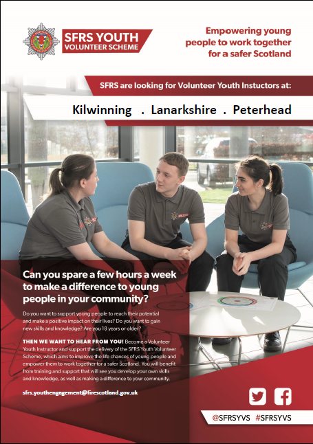Have you ever thought about volunteering with the Youth Volunteer Scheme? Well now is your chance! We have vacancies for Volunteer Youth Instructors at Kilwinning, Lanarkshire (Coatbridge), and Peterhead.  
Apply via: tinyurl.com/bd7jfkux

Closing date is Tuesday 21st Feb!