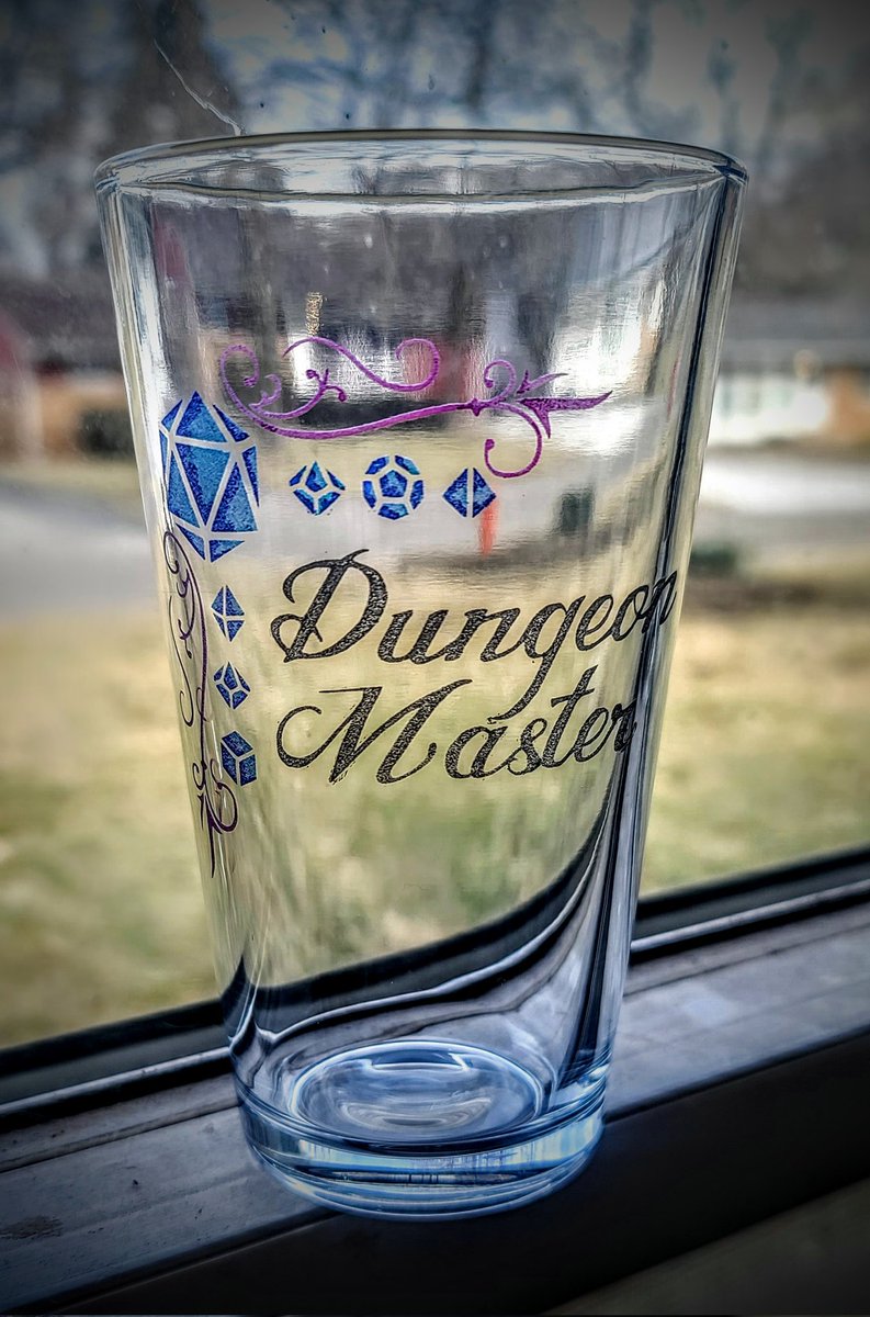 MC_Etching's tweet photo. You know what we haven't done here in a while?
A good old giveaway!
So like, follow, comment and share if you would like a custom etched amd inked Dungeon Master pint glass!
International open!
I'll pick a winner from the comments!
❤️ Lets bring some joy back to these spaces! https://t.co/2uXd0LpnBr
