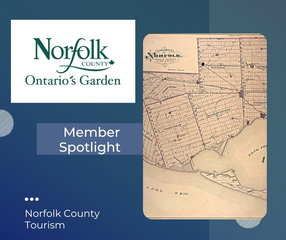 Working hard to promote tourism and economic development in our municipality, Norfolk County Tourism is todays Spotlight Member!  Check out some great ideas for things to do in Norfolk at norfolktourism.ca