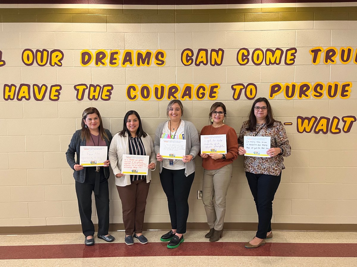 LFSupCounselors's tweet photo. #NSCW23 #iteachLFU
Dreams can come true… Encouraging our students to DREAM BIG! National School Counseling Week https://t.co/JI1RKm9lfB