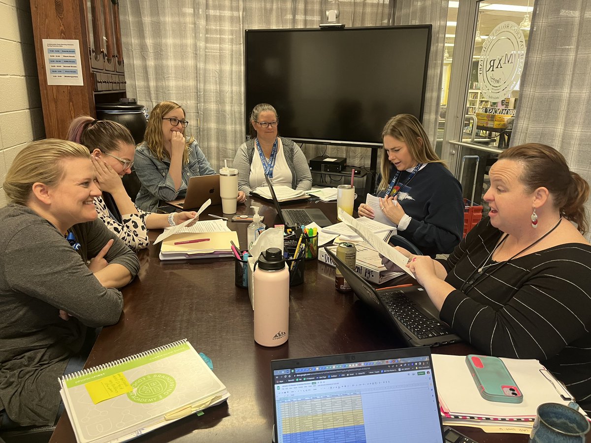 MXRComets's tweet photo. When teacher teams analyze student work, everyone wins! #ShineComets #ThirdGradeLife #ThePowerofUs @MadCoSchools https://t.co/YI6KE7m34L