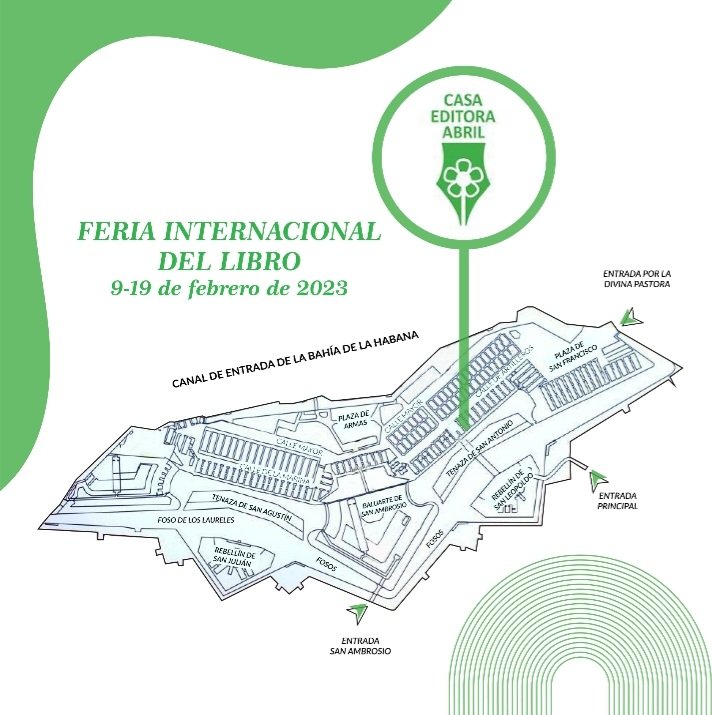 😳 ¿Sabes cómo encontrarnos en la Cabaña?? 
Te dejamos la guía para que puedas visitarnos 😉

bit.ly/3I6hl6G

#CasaEditoraAbril  #FILH2023 #Cuba