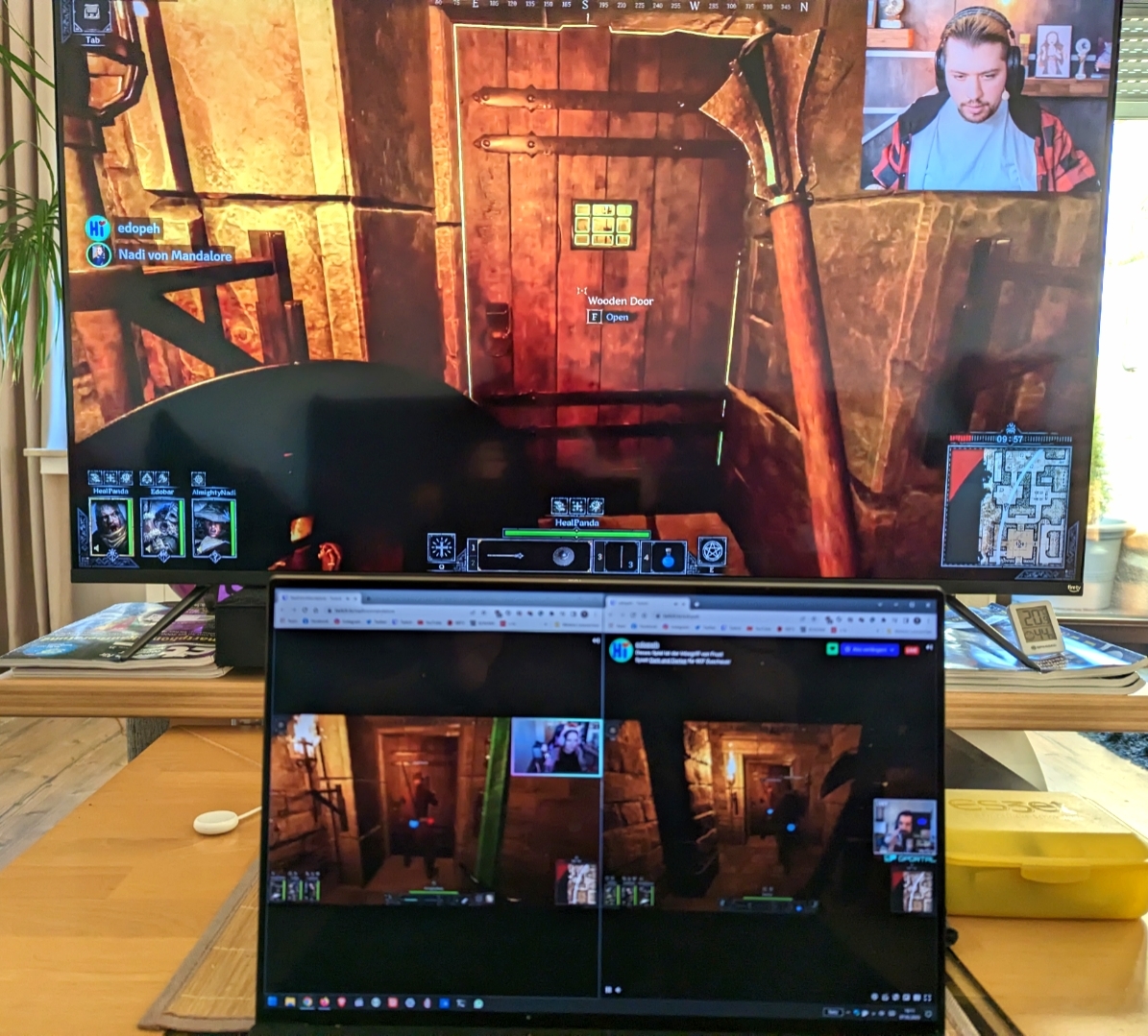 Rate my setup... 🤣
Feierabend und Zeit für den Subathon bei <a href="/BonjwaDE/">Bonjwa</a> mit <a href="/BonjwaRedPanda/">Leon</a>, <a href="/edopeh_edo/">edopeh</a> und NadiVonMandalore
