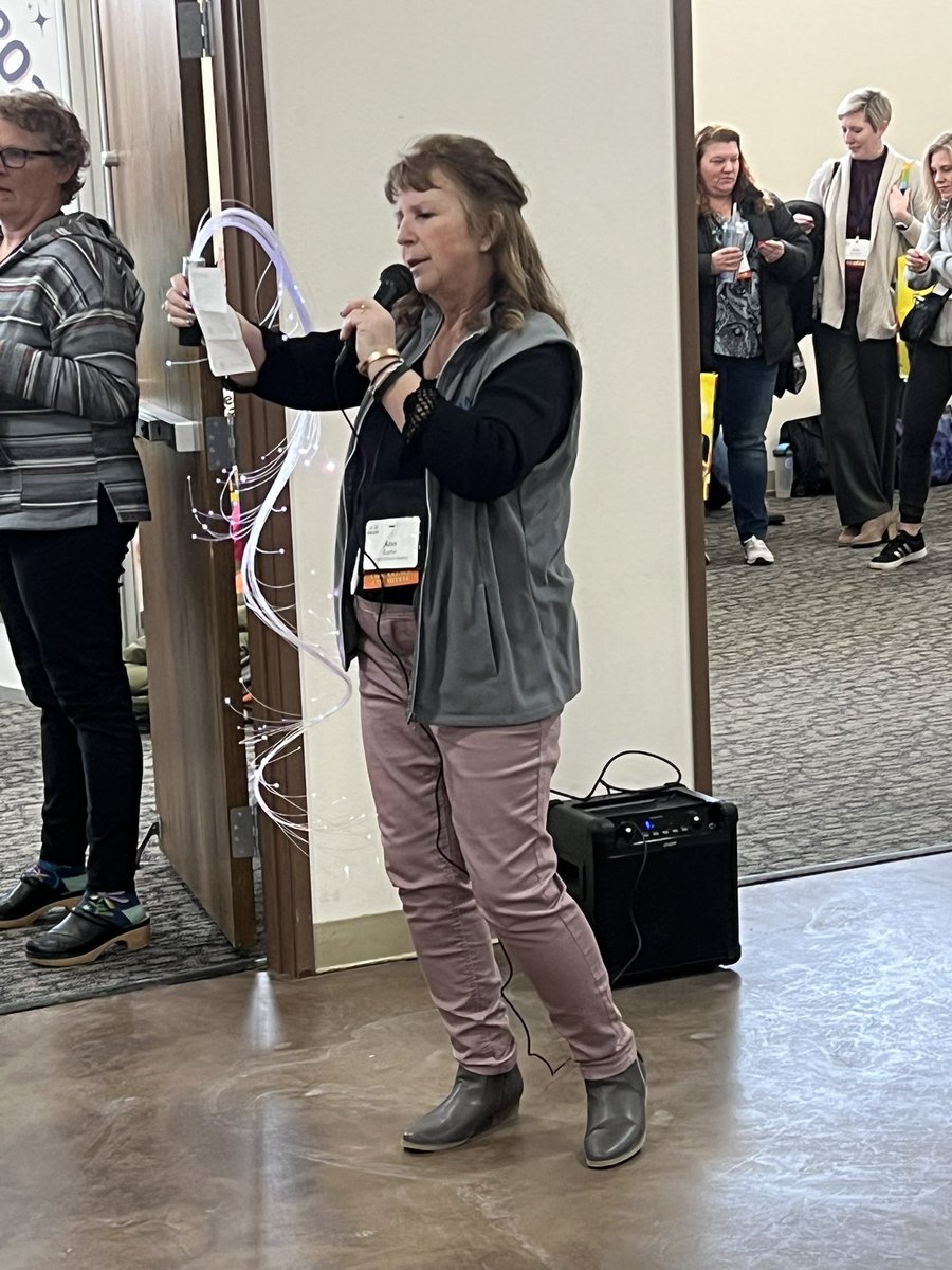 SSalz24's tweet photo. @AnnBartel11 rocked the @WEMTAOnline conference committee. THANK YOU! #wemta23 #findyourspark https://t.co/n42qh9fGMH