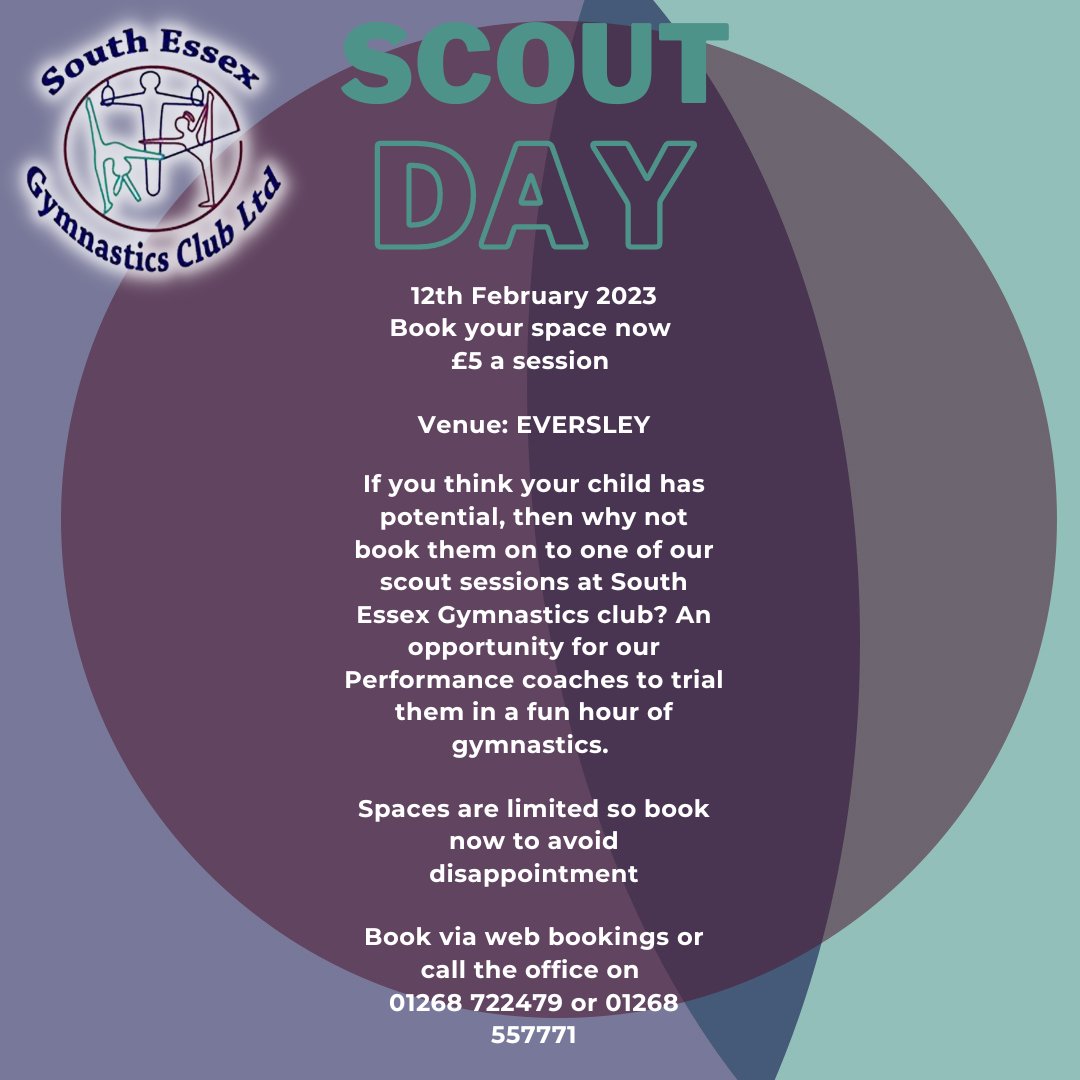 Feel like they could do more? JOIN OUR SCOUT DAY! #segc #southessexgym #southessexgymnasticsclub #scoutday #gymnastics