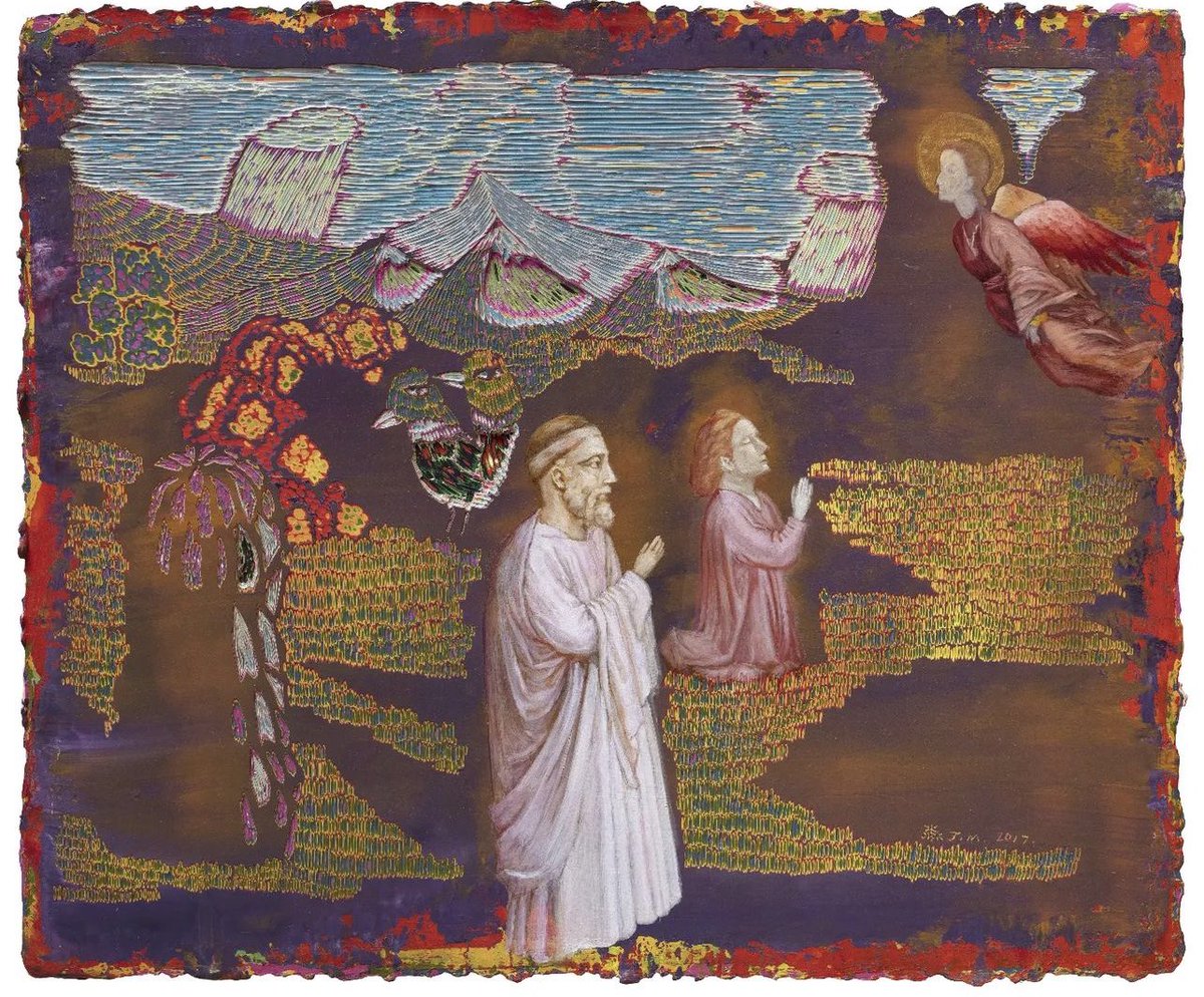 Small paintings from 2017. #Artwork #jiangmiao