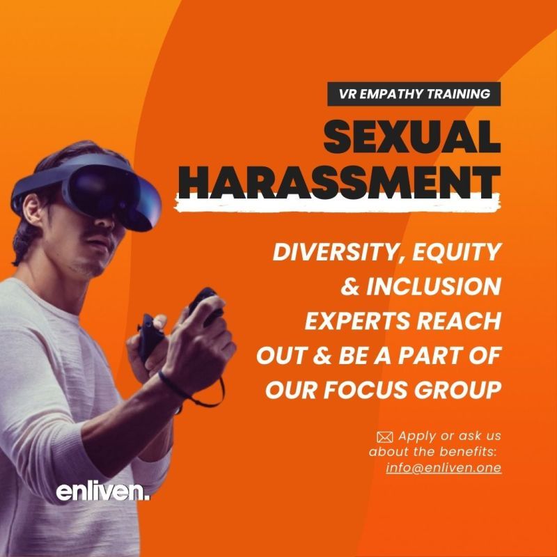 #EnlivenXR is developing VR-powered empathy training for workplace #sexualharassment. They're searching for a group of experts to help them determine the scenario &amp; write the script to develop the training. Interested? Email: info@enliven.one
Learn more: enliven.one