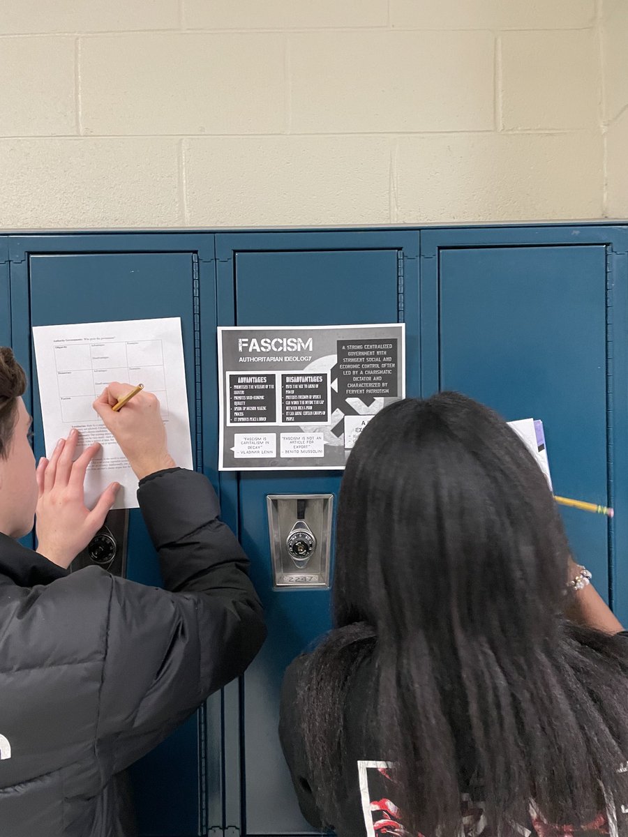 Ss in #WorldHistory are learning on the move this am with a #GalleryWalk ⁦<a href="/ColleenBonner/">Colleen Bonner</a>⁩ ⁦<a href="/WjhsNc/">West Johnston High School</a>⁩ ⁦<a href="/JCPS_NC/">Johnston County Public Schools</a>⁩