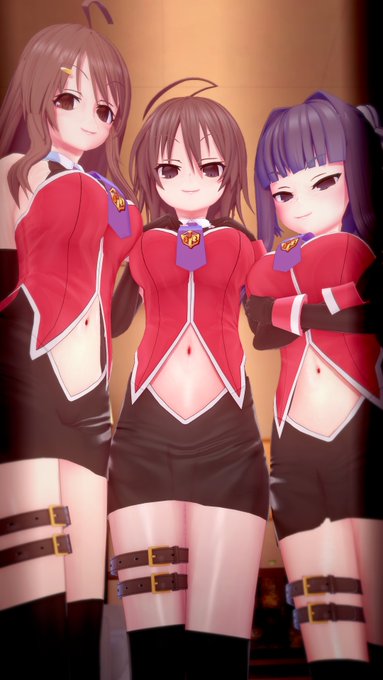 騎士団制服の学園組 