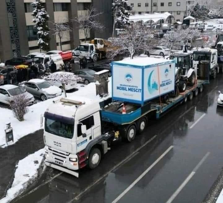 Hamdolsun en öncelikli Mobil mescidimiz geldi…