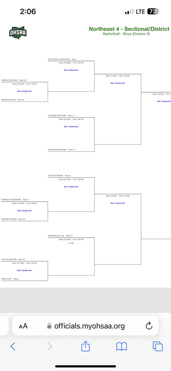 CatsBoysBball's tweet photo. An old Patriot Athletic Conference feel to this year’s bracket. We will be traveling to Brookside for the sectional championship🏀 https://t.co/mePyJFvCNb