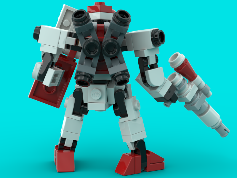 Returnethtobase's tweet photo. Simple variant on the RGM-79 GM, the RGM-79GS GM Command Space Type. Bit difficult at this space to really zero in the distinctions, but luckily the improved backpack does a lot of lifting. Still, wish I could add the face vents. #MFZ #MF0 #LEGO #Mecha #GUNDAM https://t.co/X7Egxs4qij