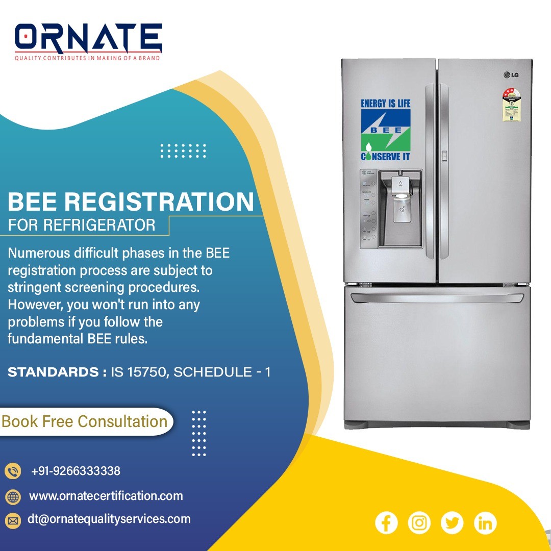 ornateservices's tweet image. BEE Raise awareness of energy efficiency and conservation and share information about it. Register your products to get the BEE Certificate. Contact us now - +91-9266333338. #BEE #BEERegistration #BEECertificate #energy #conservation #consultant #ornate