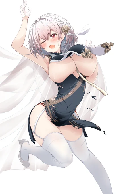 リクエストありがとうございました!!初描きー#Skeb#Commission#アズールレーン#シリアス 