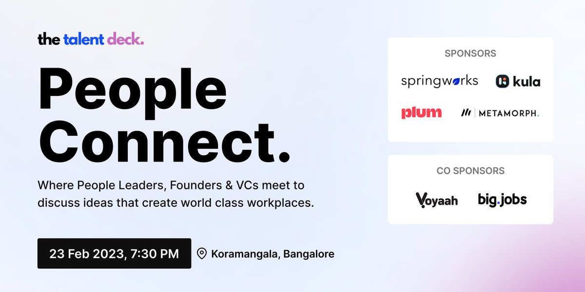 aravind_shankar's tweet photo. Get ready to network &amp; connect with the best in the business! The most-awaited #HRMixer is happening in #Bangalore🔥Don't miss the chance to build relationships, learn from industry experts, &amp; have some fun 💼🍻
Register now - https://t.co/0o0jc5TjqW https://t.co/ex1yEJ2sLj
