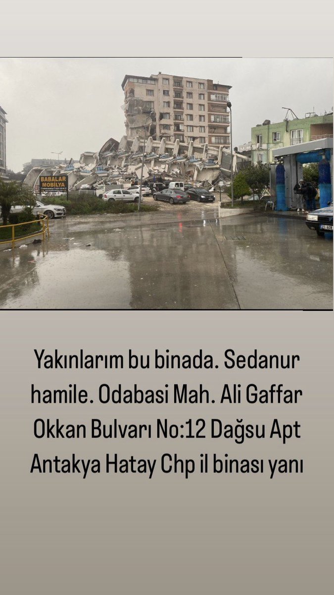 nazdrovya (@nzlcnycl) on Twitter photo Lütfen yardımcı olun @ahbaphatay <a href="/BabalaTv/">BaBaLa TV</a> <a href="/haluklevent/">Haluk Levent ( Ahbap Ekibi )</a> <a href="/OguzhanUgur/">Oğuzhan Uğur</a> #hatayyardimbekliyor <a href="/ProfDemirtas/">Özgür Demirtaş</a> Lütfen yardımcı olun @ahbaphatay <a href="/BabalaTv/">BaBaLa TV</a> <a href="/haluklevent/">Haluk Levent ( Ahbap Ekibi )</a> <a href="/OguzhanUgur/">Oğuzhan Uğur</a> #hatayyardimbekliyor <a href="/ProfDemirtas/">Özgür Demirtaş</a>