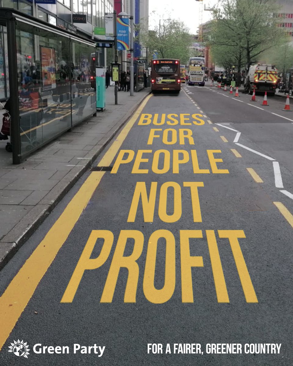 🚫 Hundreds of our bus services are on the brink of being axed by private bus companies and local authorities.

🚌 Running buses to make money rather than to support people in their daily lives means lots of communities left stranded without public transport.