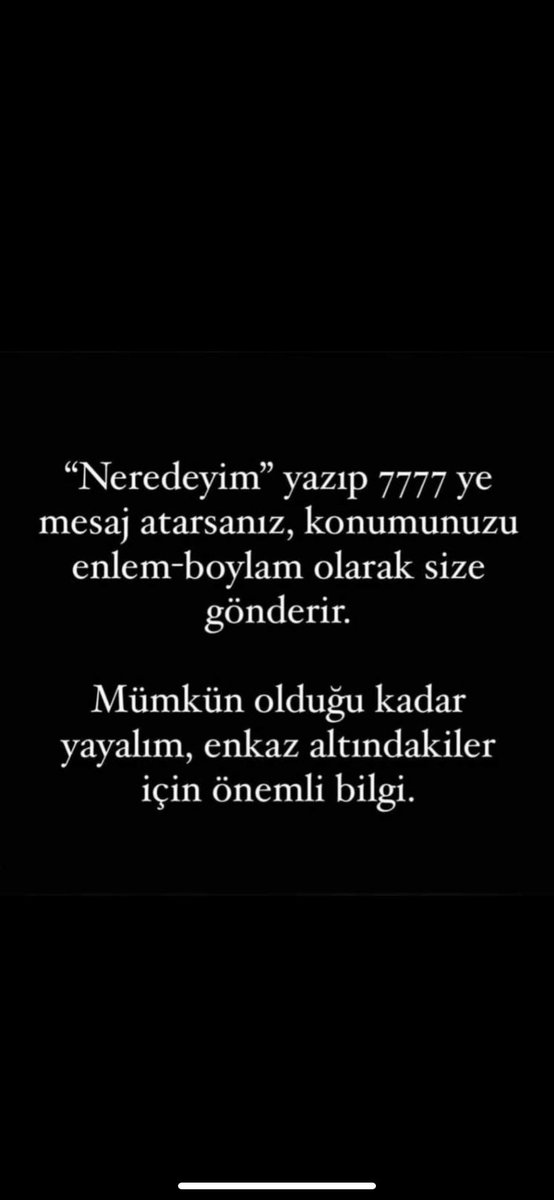 essafb's tweet photo. Yayabildiğimiz kadar yararlı mesajları yayalım arkadaşlar🙏🏼  #TurkeyEarthquake #hatayyardimbekliyor #Hatay #adıyamanayardım #deprem #seferberlik #Turkey #kahranmaras https://t.co/DXY5mmFHpd