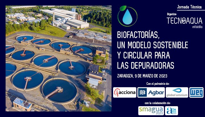 💧No te pierdas el próximo 9 de marzo en @Smagua la #JornadaTécnica ‘#Biofactorías, un modelo sostenible y circular para las #depuradoras’ y descubre el papel que juegan las futuras #EDAR en un marco de #economíacircular.

Inscríbete⤵️

tecnoaqua.es/eventos/smagua…