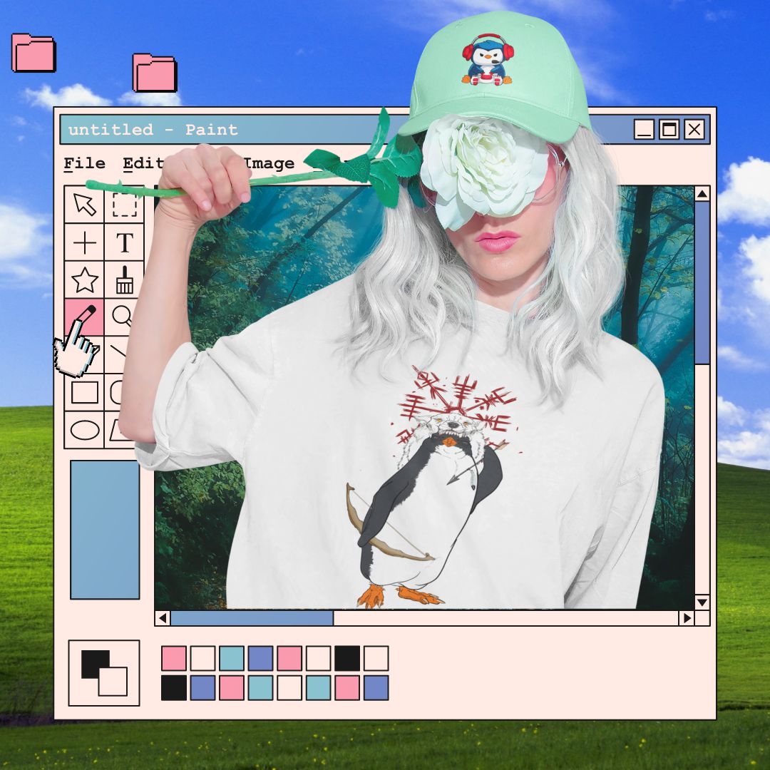 PenguinArcane's tweet photo. Gamers and eco-warriors unite! 🐧🎮👕 Introducing the latest additions to our collection: the Shaman Penguin Eco Hoodie and the Gamer Penguin Pastel Baseball Hat. Which one represents you the most? #GamerPenguin #ShamanPenguin #EcoFashion #GamingStyle #SustainableStyle https://t.co/59ahLLAxfa