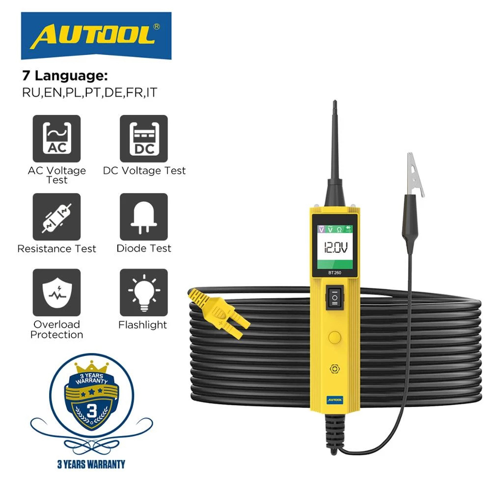 doerTEAM's tweet photo. https://t.co/K84pfmDhy1 AUTOOL BT260 Auto Elektrische Circuit-Tester Power Sonde Automotive Scanner Auto Led-anzeige Spannung Digitale Diagnose Werkzeug
🔥🔥🔥🔥
#AUTOOL #BT260 #Auto #Scanner #Diagnose #Werkzeug https://t.co/odjHnRvJTs