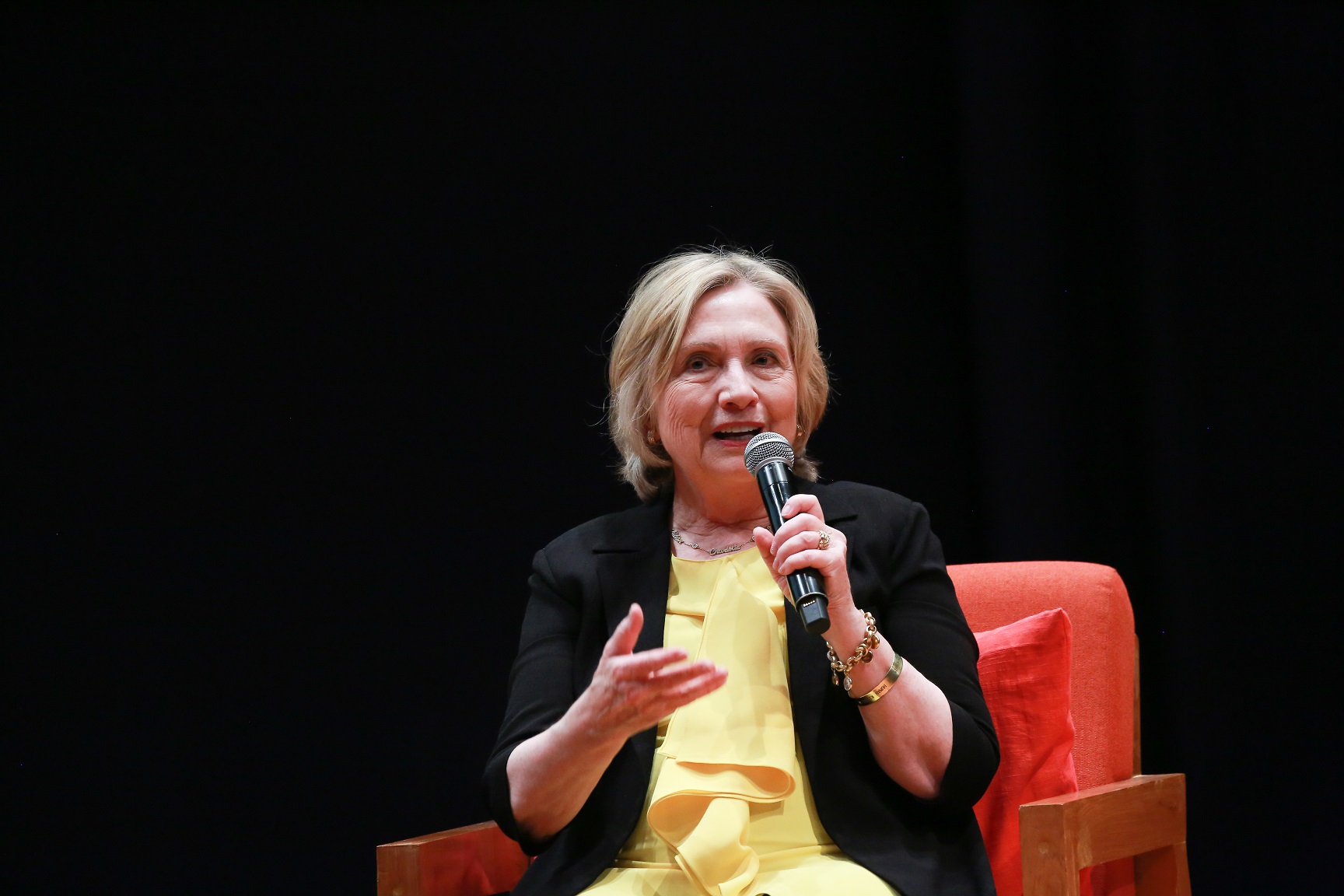 Former US Secretary of State Hillary Clinton visits IIT Gandhinagar 