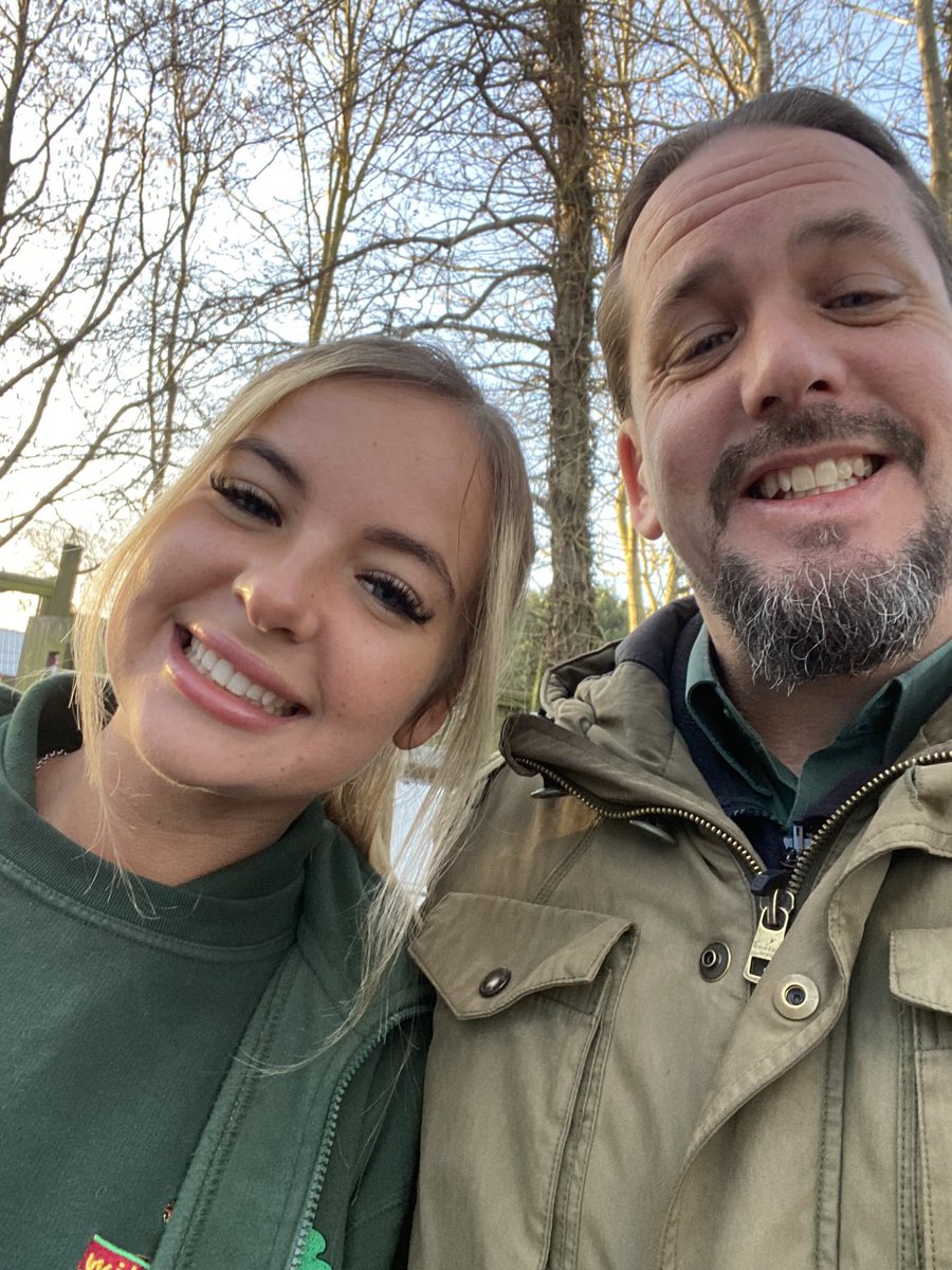 I am so proud today. My daughter Lexi starts work as a trainee Keeper ⁦<a href="/WildwoodTrust/">Wildwood Kent</a>⁩