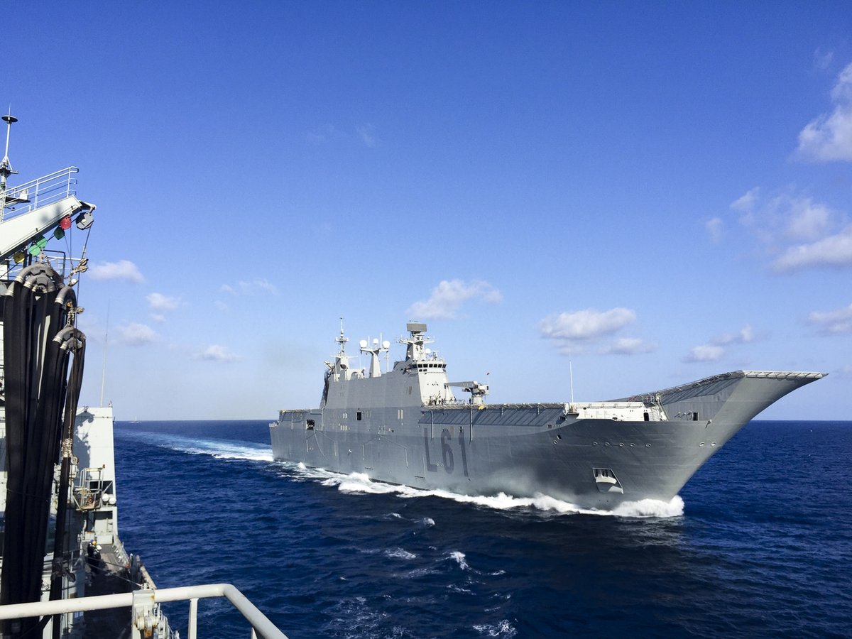 Juan Carlos I amphibious assault ship of the Spanish Navy set out for Türkiye to help the earthquake victims.