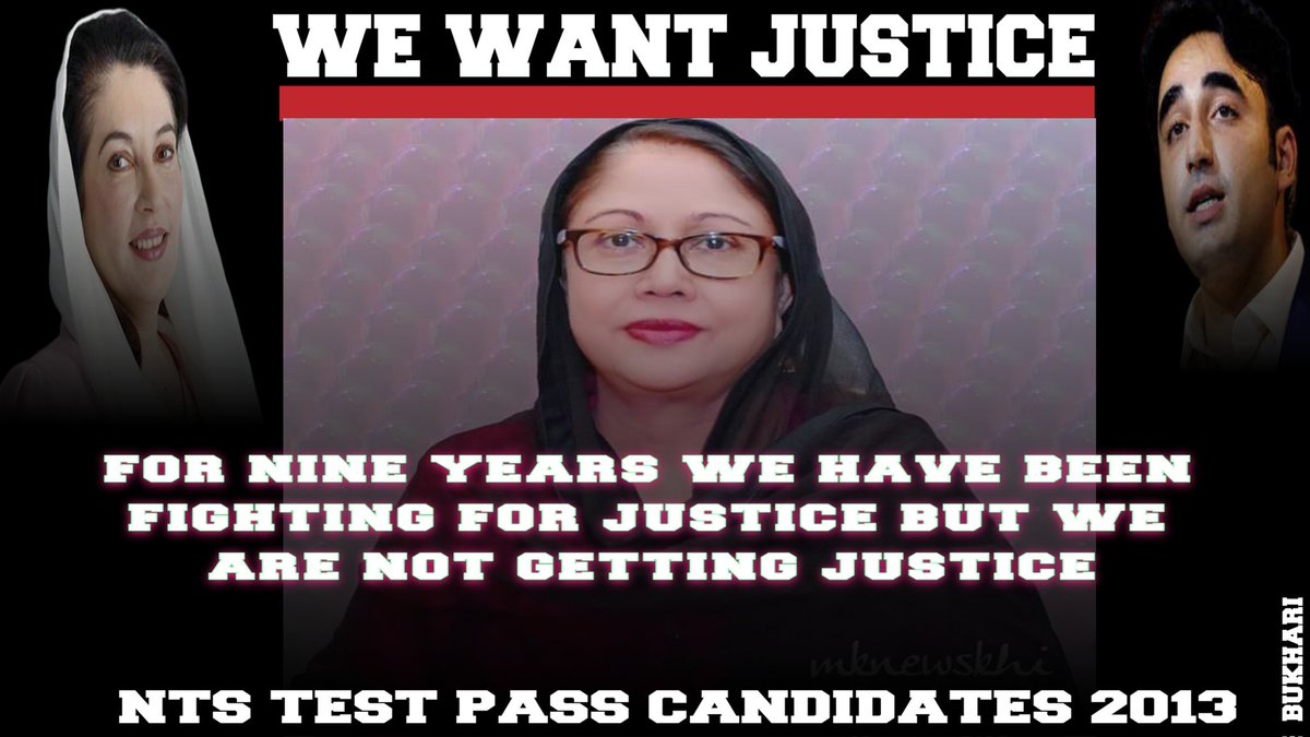 SMN17905126's tweet photo. We Want Justice

@BBhuttoZardari
@FaryalTalpurP
#JusticeForNTS2013 https://t.co/YOfTskuBxb
