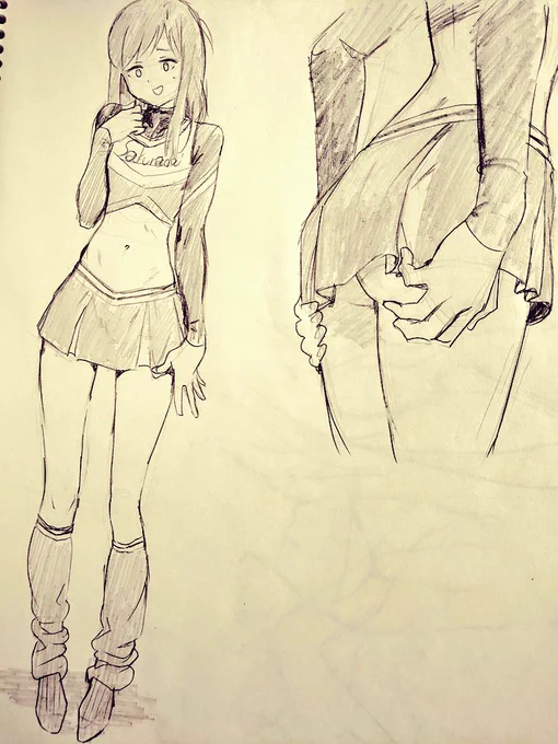 某漫画の模写 