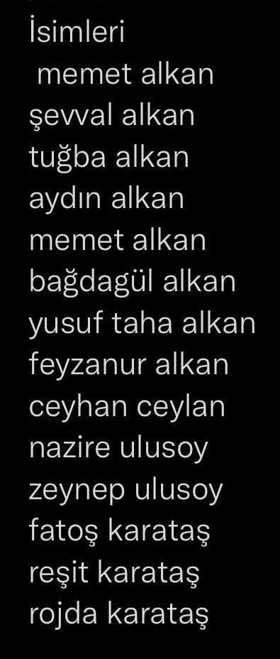 seyma_cankaya's tweet photo. Arkadaşım ve ailesinden haber alınamıyor. Ekipler henüz ulaşamamış. Ses yok.

Adres:Atatürk Bulvarı Mehmet Akif Mahallesi 505. Sokak No:1 Alkanlar Apartmanı Adıyaman/Merkez https://t.co/CKN9DriQ1Q