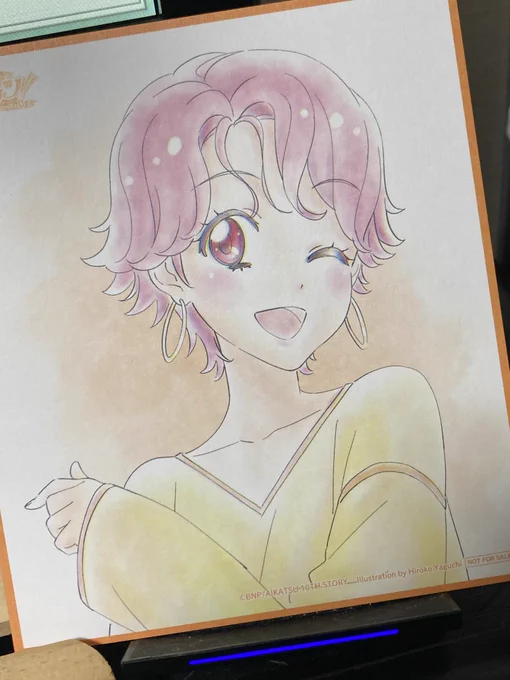 アイカツの映画すごく良かった…良かった…イラストカードはかえでちゃんでした!YES! 