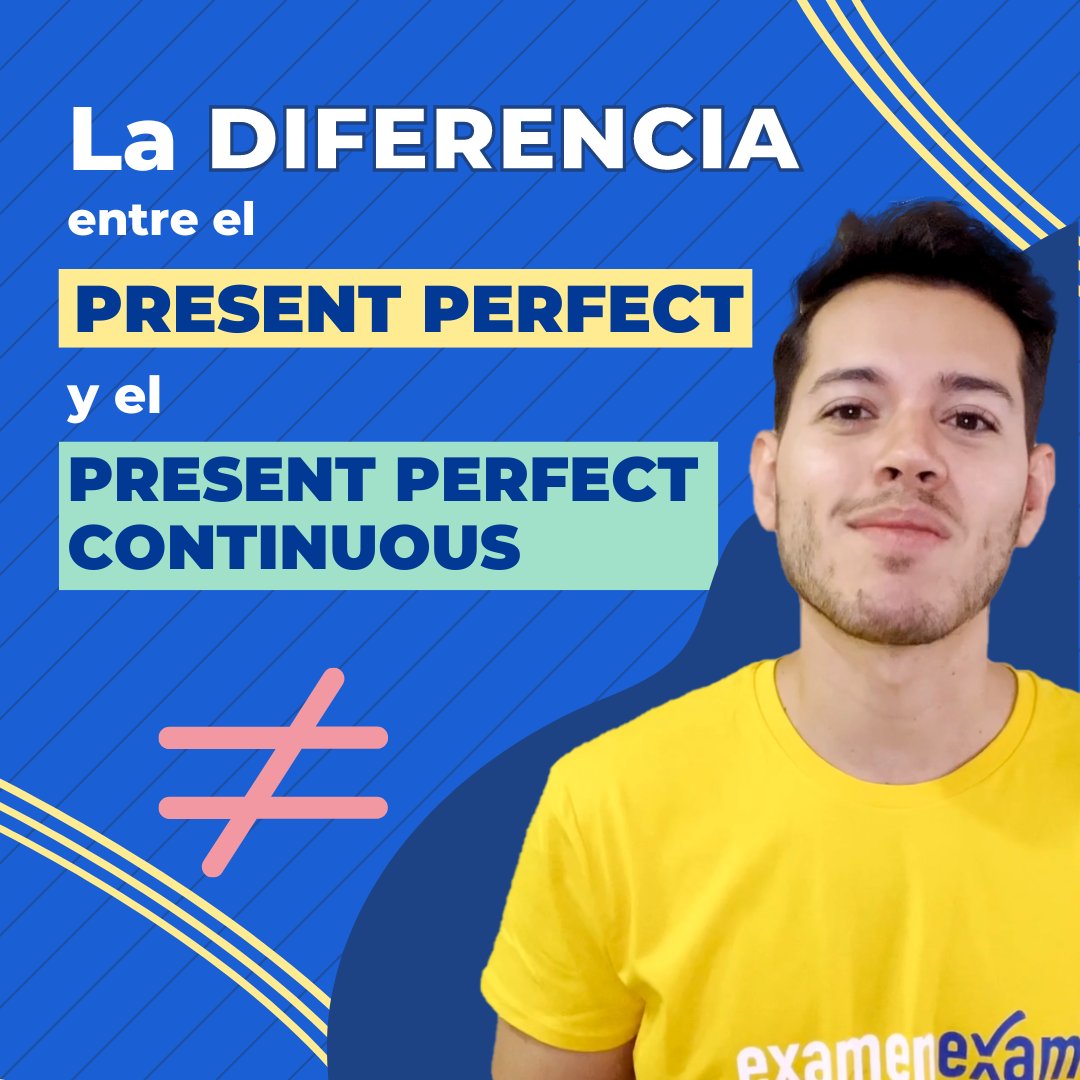 ¡Echa un vistazo a nuestro vídeo en nuestro canal de YouTube, El Blog de Idiomas by ExamenExam!

Descubre las diferencias entre el Present Perfect y el Present Perfect Simple con el profe David. 🥳

youtu.be/ir28C1vMArw