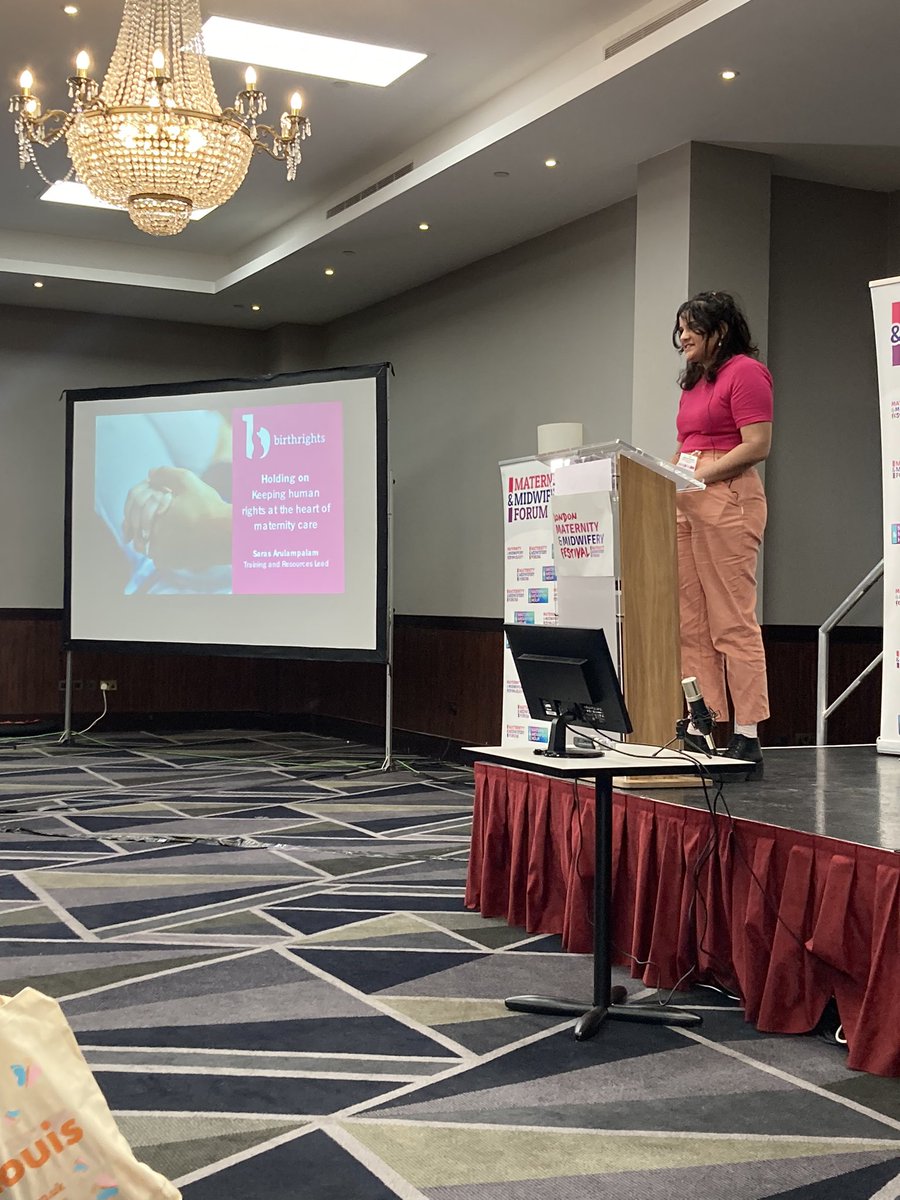 NatashaAllenMW's tweet photo. Listening to Saras Arulampalam from @birthrightsorg - equity in maternity is a human right and a safety issue requiring systemic change @MidwiferyForum #LondonMMF23 https://t.co/XBpGFBF4zy