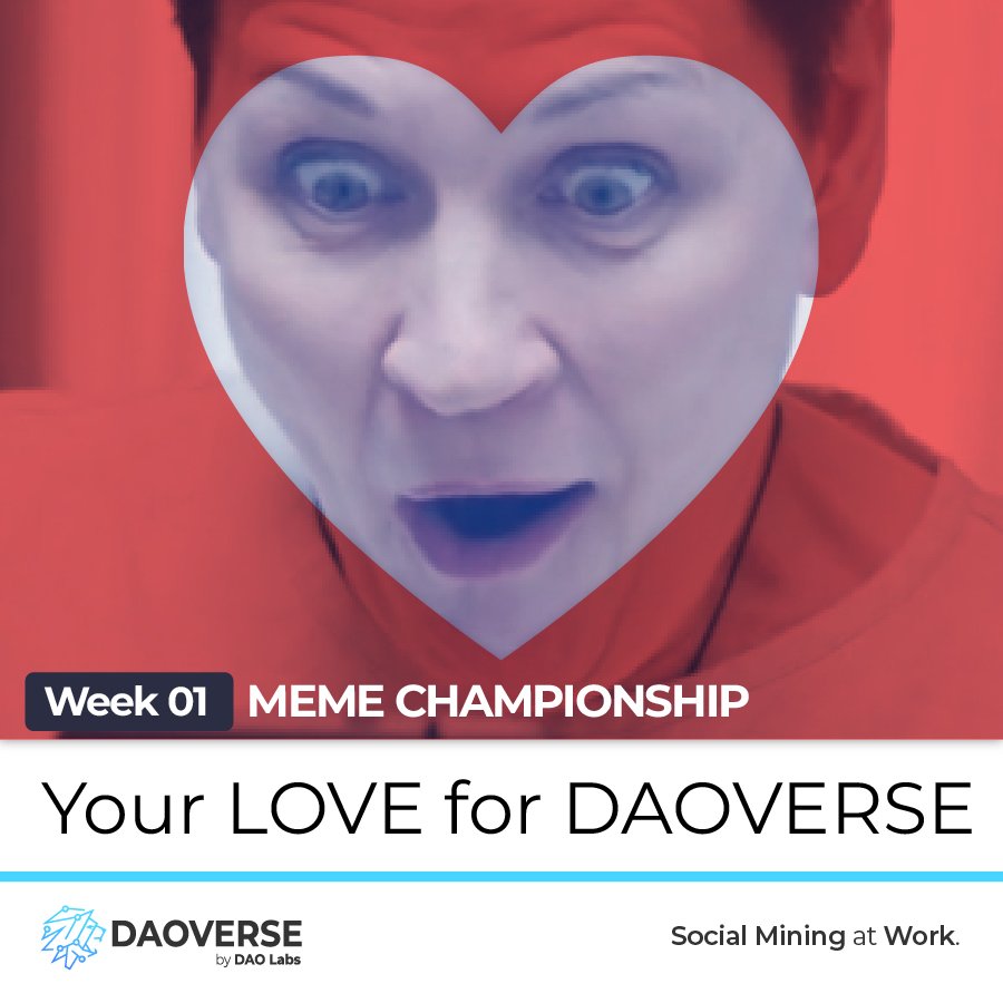 BicoBeltran's tweet photo. Have a talent in meme making, then this task of @TheDAOLabs will fit for you 🤩
Every week 3 users will win points and rep. Join this activity now and celebrate the upcoming #DAOVERSE anniversary 🤩
📚👨💻
https://t.co/67zWXCHziI
#SocialMining #LABOR #1stAnniversary #MemeTask https://t.co/GzWPkzCYgD