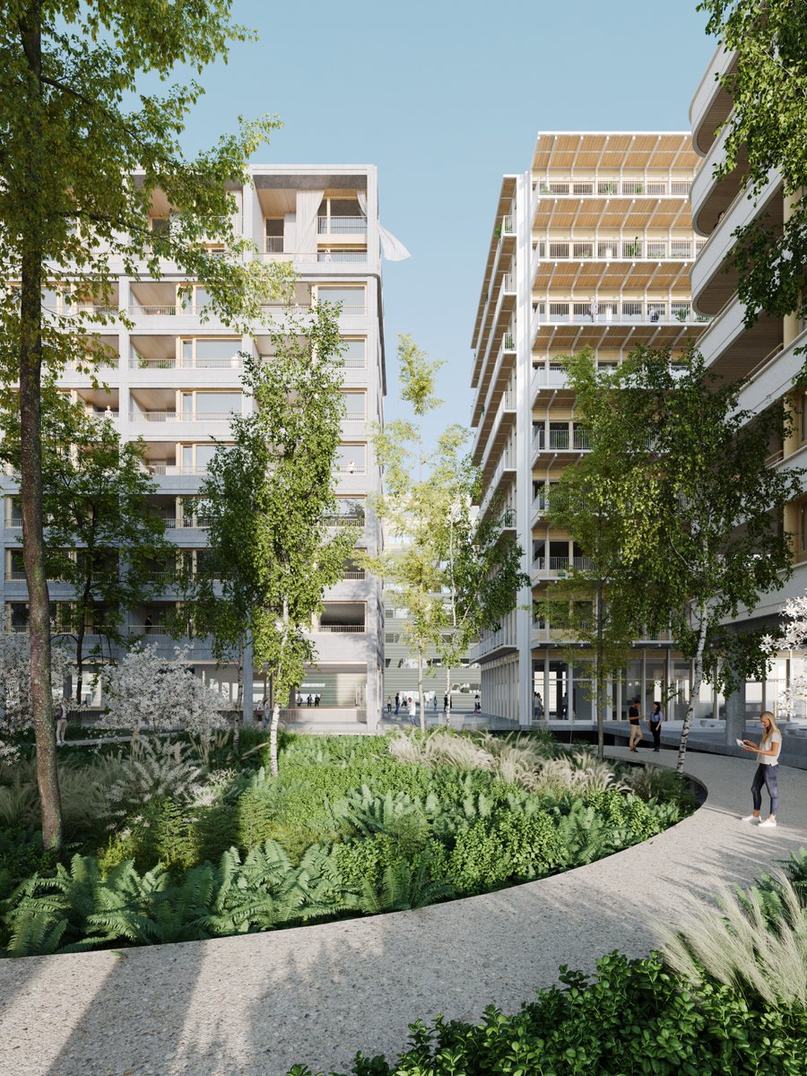 Lauréat💫 du projet CONTRECHAMP  #Lyon  Confluence Îlot D3 ac <a href="/LegendreImmo/">Legendre Immobilier</a> et #BAMAA  pour ds bureaux, logmnts, résidence Adoma et commerces
> RE 2020 objectif 40% de - bilan carbone et - 50% d’émissions liées conso énergétique
Merci à la <a href="/grandlyon/">Métropole de Lyon</a> pr leur confiance #teamarchi