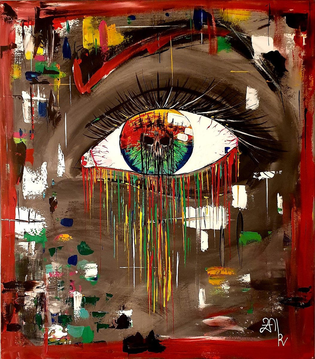 New addition to our Exceptional Creators is Zak, we shared his work last week "Fragments de Singe", but you must check out all of his collections at: 

solsea.io/a/618b8c82f746…

Zak's a French painter specialized in various techniques with the common theme of Death in Art.