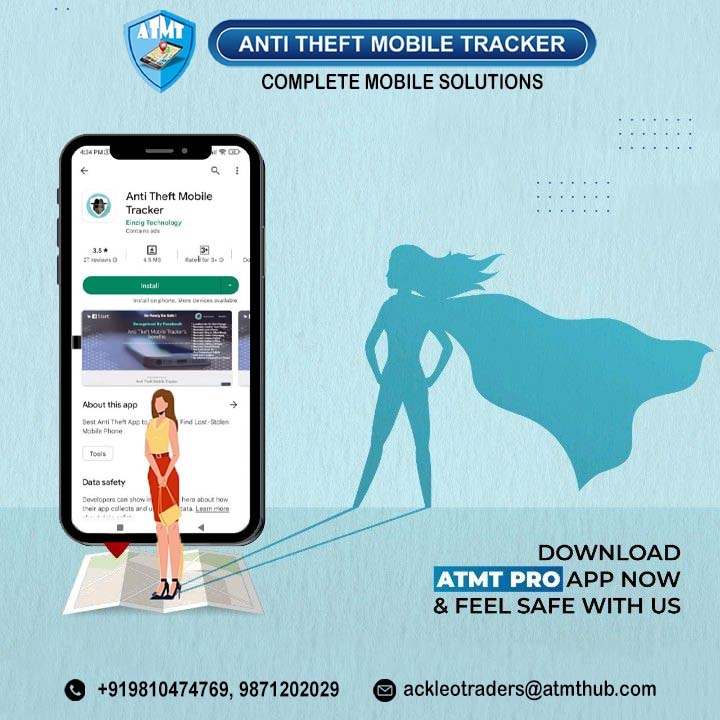 theantitheft's tweet photo. ANTI THEFT MOBILE TRACKER
COMPLETE MOBILE SOLUTIONS

DOWNLOAD ATMT PRO APP NOW &amp; FEEL SAFE WITH US

GET IT ON 
Google Play
Download on the App Store

📞Contact us : 9810474769, 9871202029

#atmt #atmtpro #safety #womensafety #antitheftsolution #safetyfirst #business #joinatmt https://t.co/f8Viq2g81a
