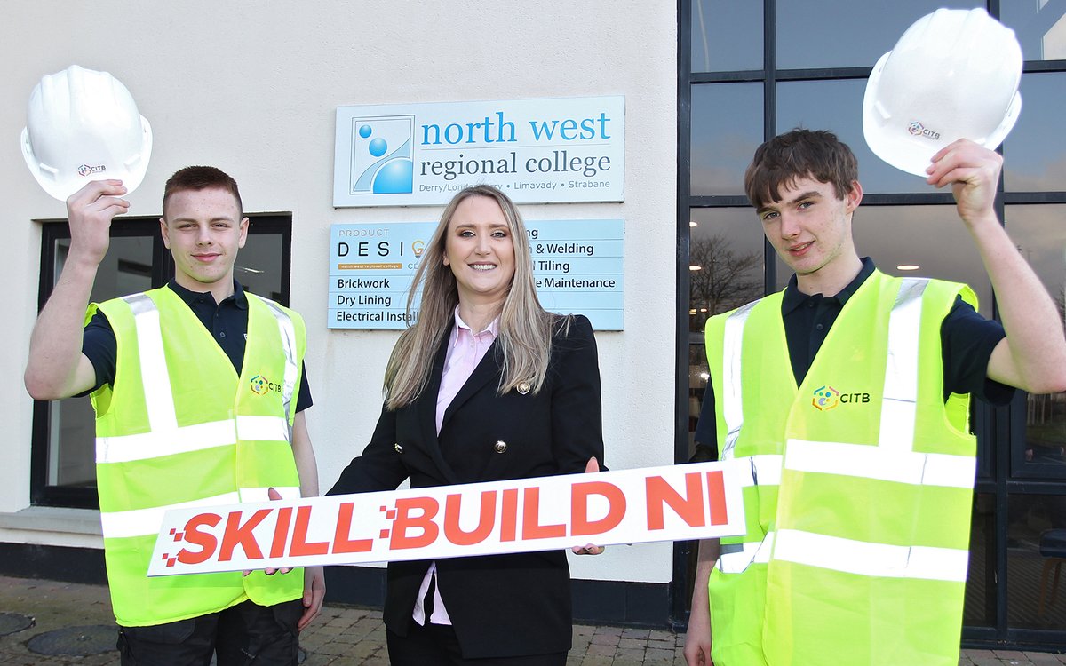 CITB NI has launched its annual SkillBuild NI 2023 competition during NI Apprenticeship Wk. Skillbuild NI is a search for the top construction apprentices across NI & showcases talent & skills. The NI finals will be held @nwrclimavady Greystone campus on 16th May 2023. #NIAW2023