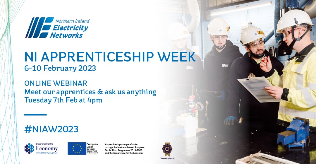 As she looked after girls' apprenticeships, #maryannmccracken would be delighted that her bursaries support apprenticeships, and she’d be cheering on those in @womenstec who remind us this #NAW2023 that apprenticeships are #notjustforboys. 
ow.ly/FFGR50MKoNo